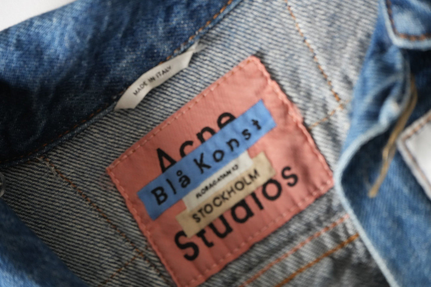 ACNE STUDIOS "PATCHWORK" 1998 STARTER DENIM JACKET