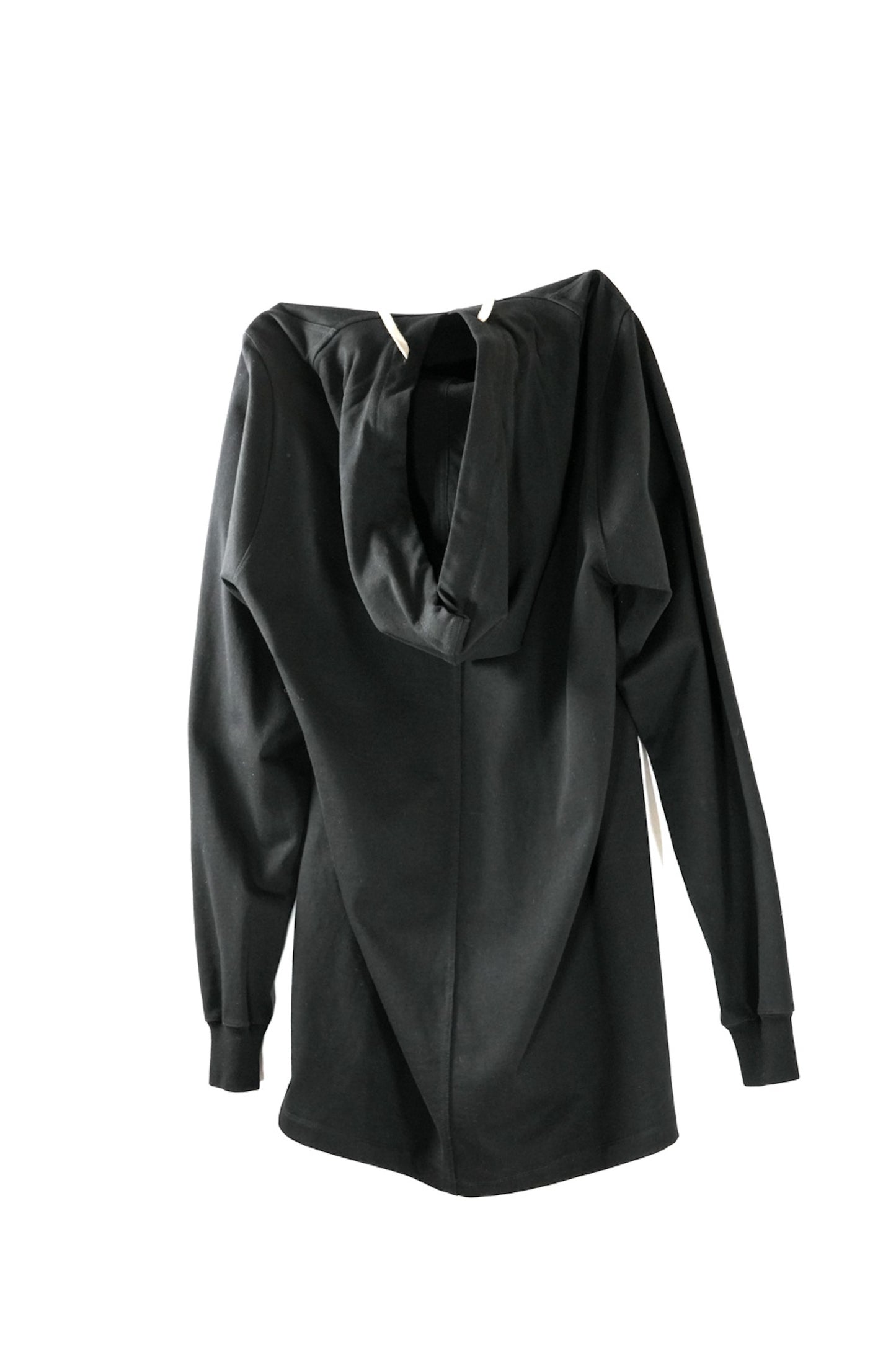 RICK OWENS JERSEY HOODIE (BLACK)
