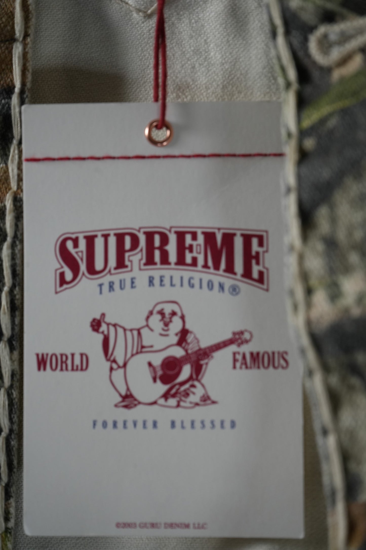 SUPREME x TRUE RELIGION MOSSY OAK CAMO DENIM TRUCKER JACKET