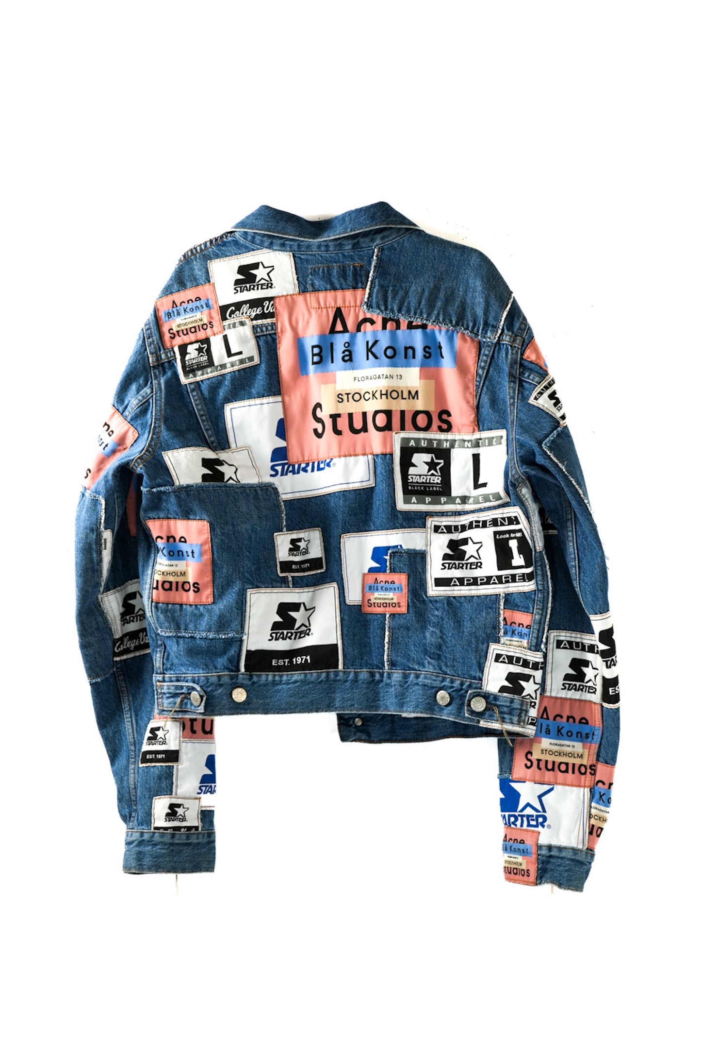 ACNE STUDIOS "PATCHWORK" 1998 STARTER DENIM JACKET