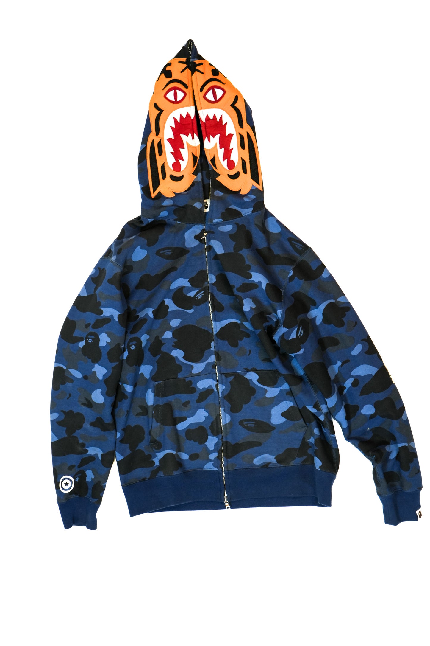 BAPE EL TIGRE BLUE CAMO HOODIE