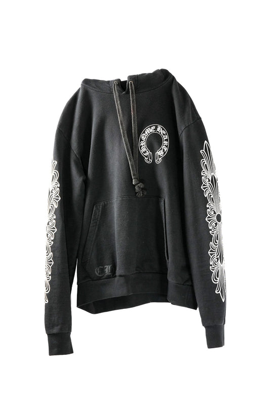 CHROME HEARTS HORSESHOE MOTIF HOODIE (BLACK)