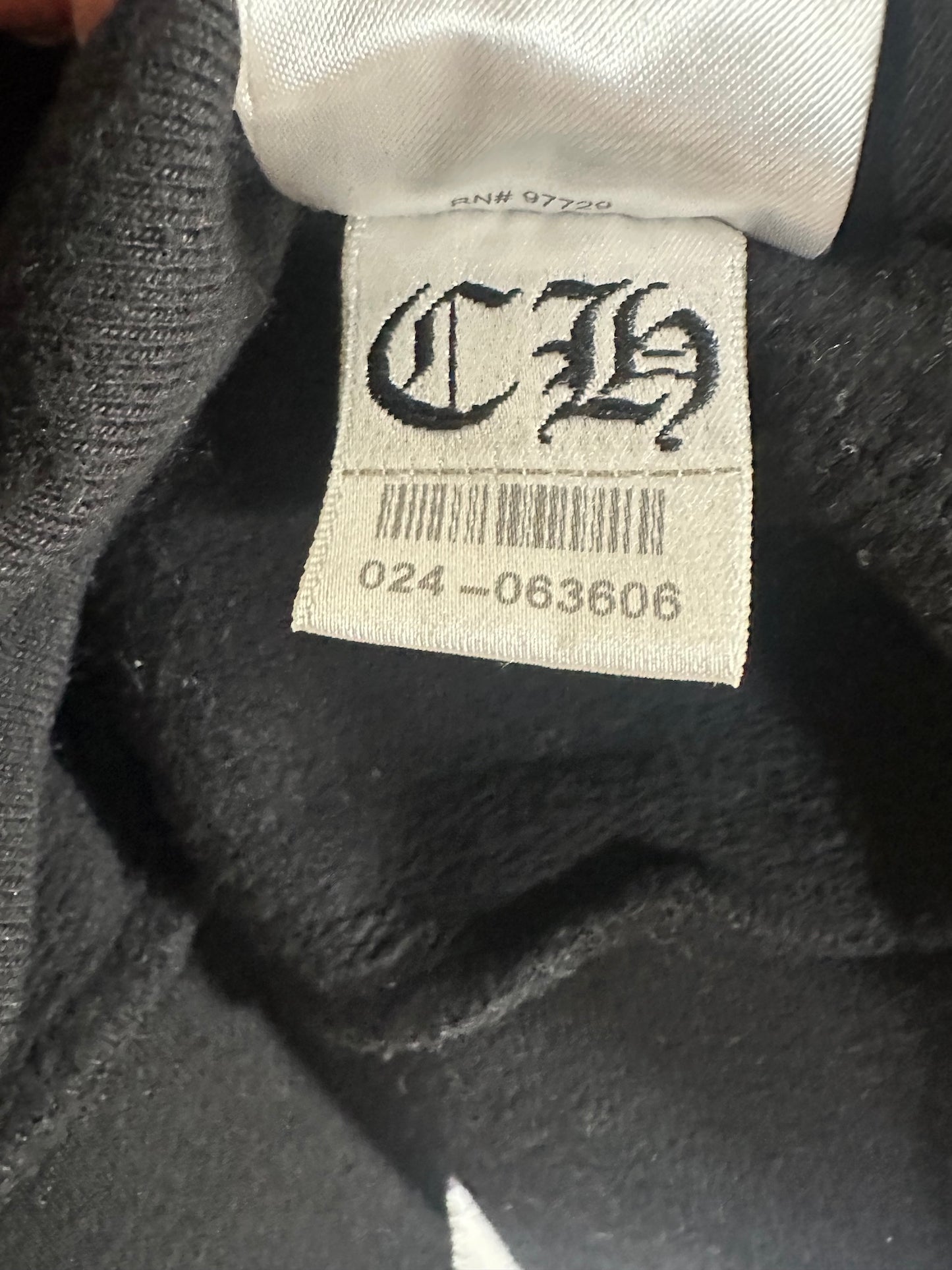 CHROME HEARTS HORSESHOE MOTIF HOODIE (BLACK)