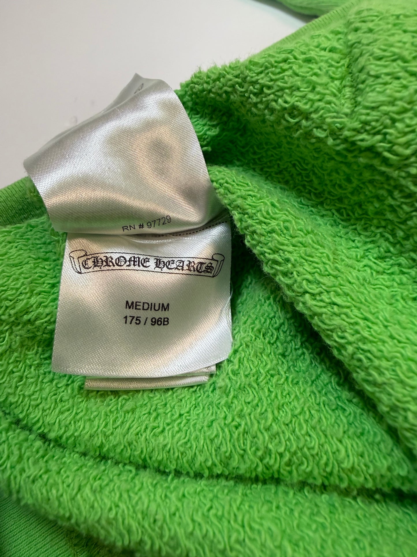 CHROME HEARTS MATTY BOY S*X RECORDS HOODIE GREEN