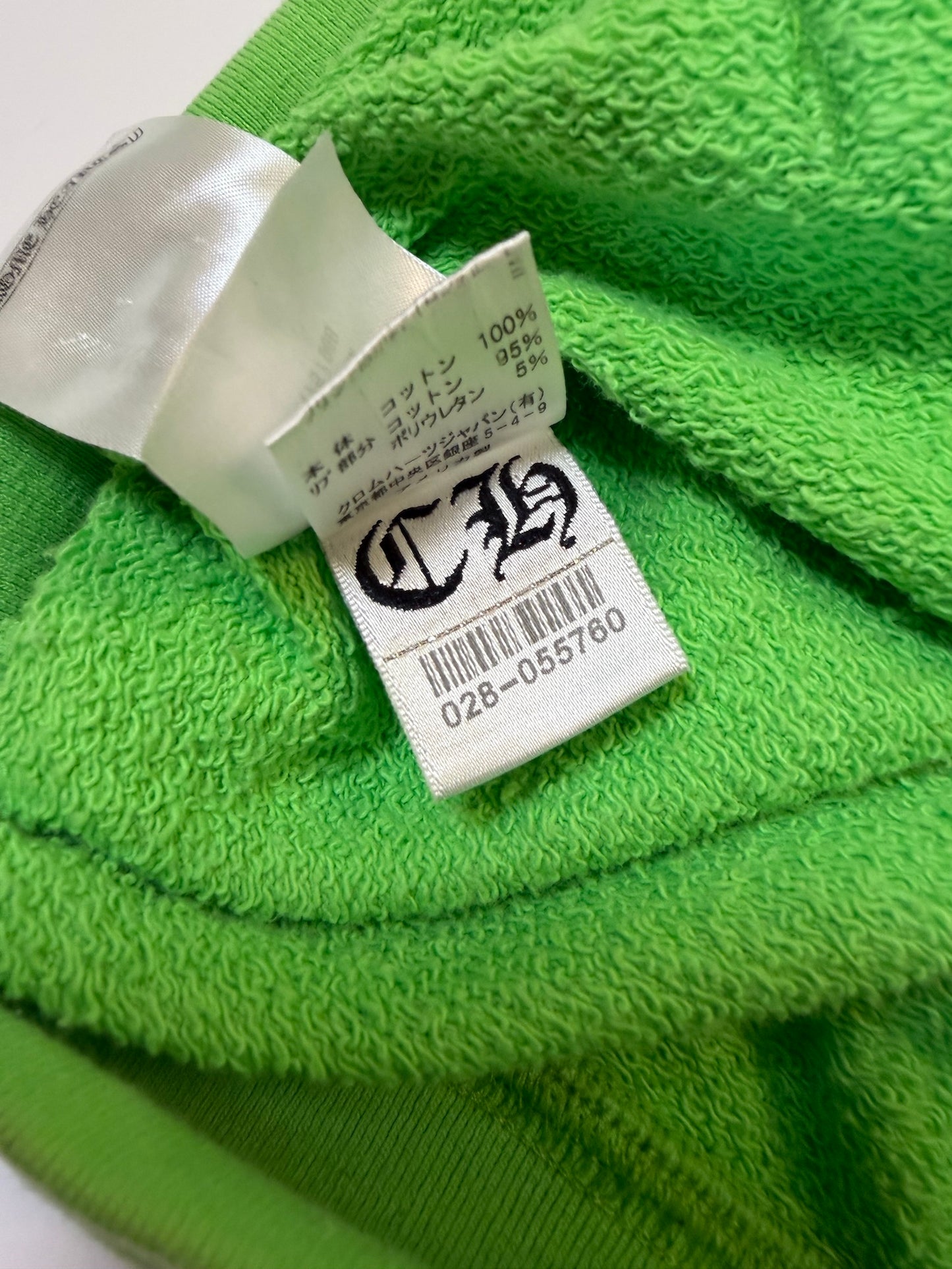 CHROME HEARTS MATTY BOY S*X RECORDS HOODIE GREEN