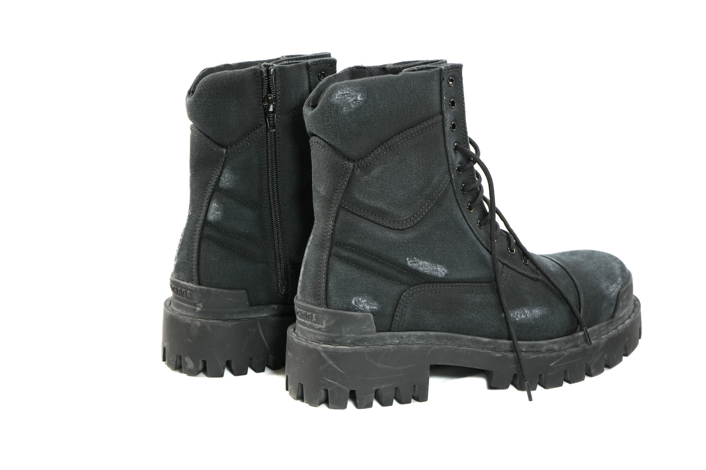 BALENCIAGA STRIKE BOOTS BLACK Size 42