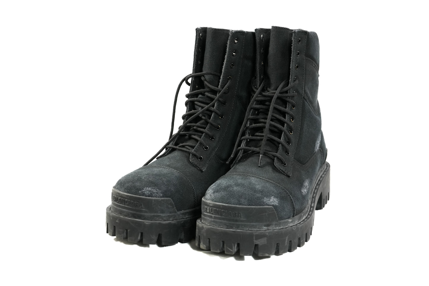 BALENCIAGA STRIKE BOOTS BLACK Size 42