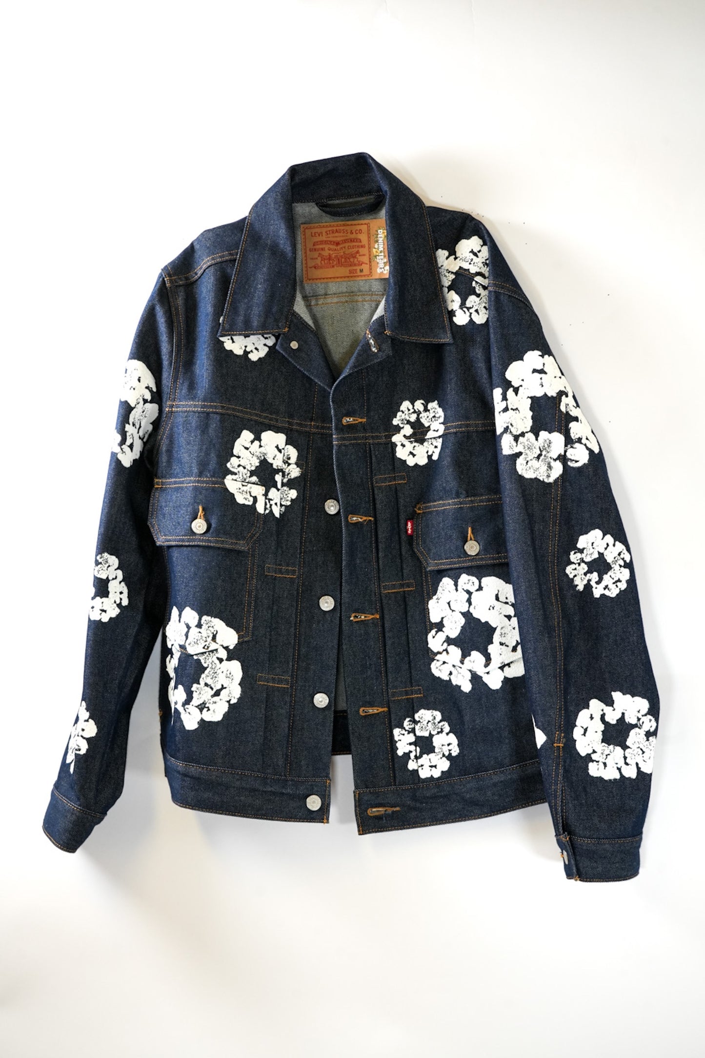 DENIM TEARS "COTTON WREATH" JACKET (INDIGO)