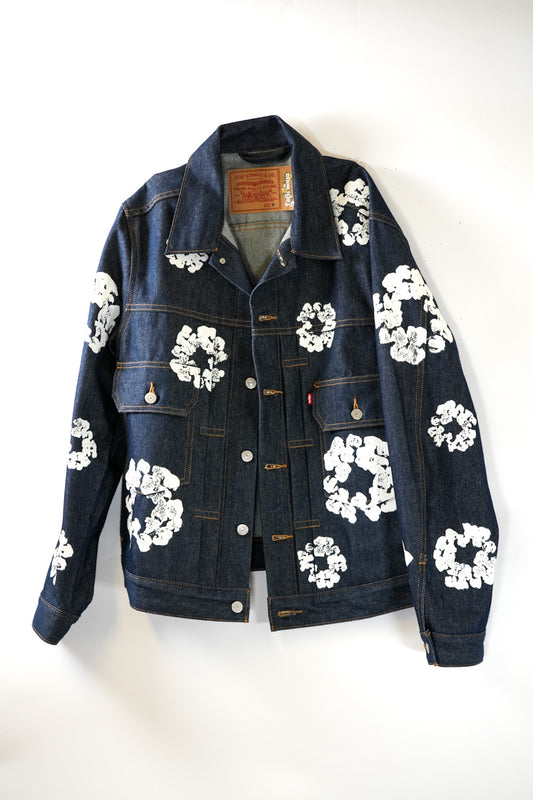 DENIM TEARS "COTTON WREATH" JACKET (INDIGO)