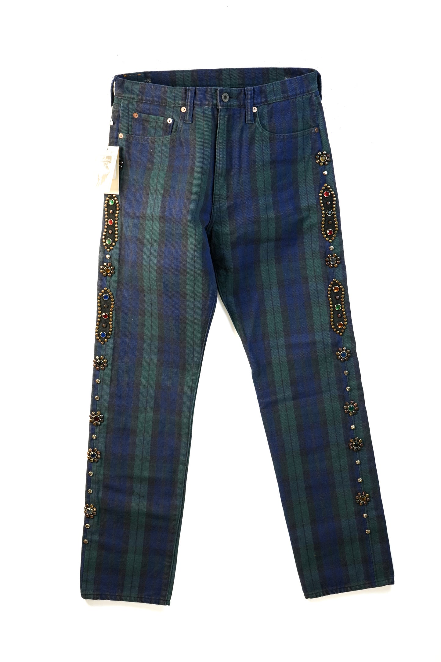 Kapital Monkey Cisco 11 oz Jewel Blue Sz 32