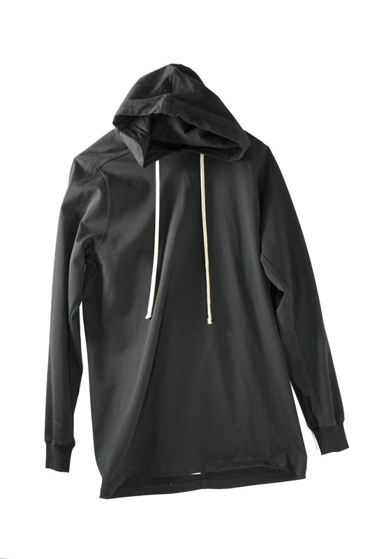 RICK OWENS JERSEY HOODIE (BLACK)