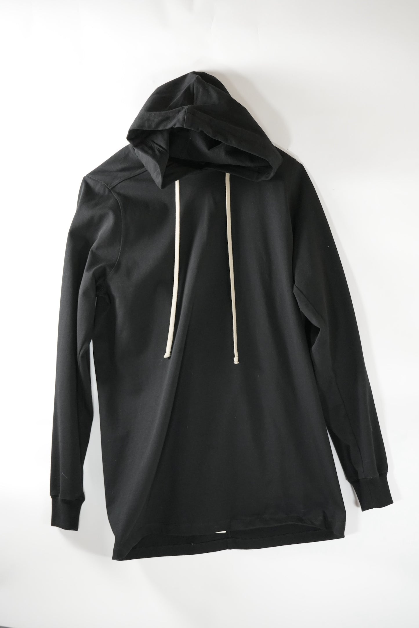 RICK OWENS JERSEY HOODIE (BLACK)
