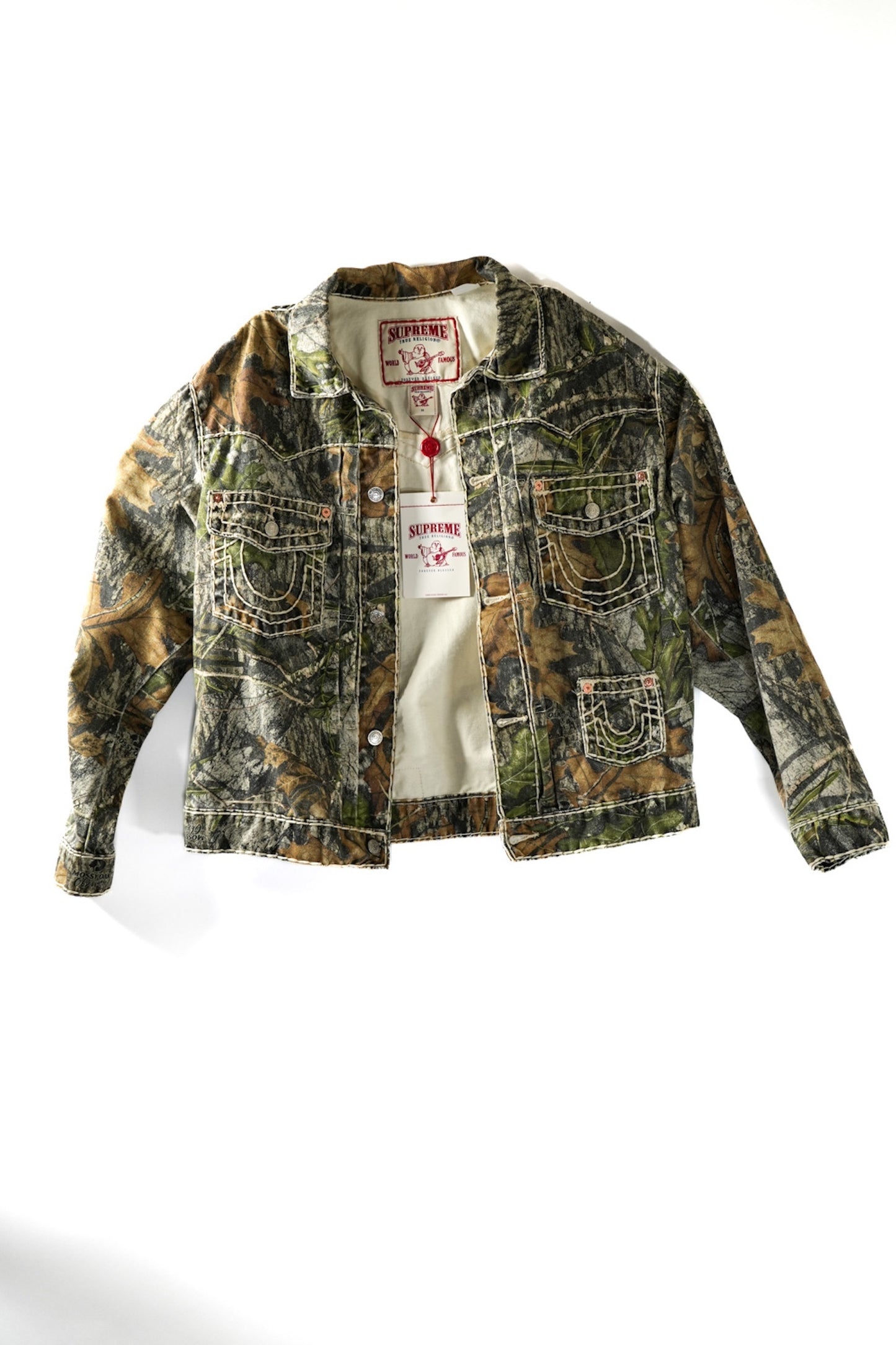 SUPREME x TRUE RELIGION MOSSY OAK CAMO DENIM TRUCKER JACKET