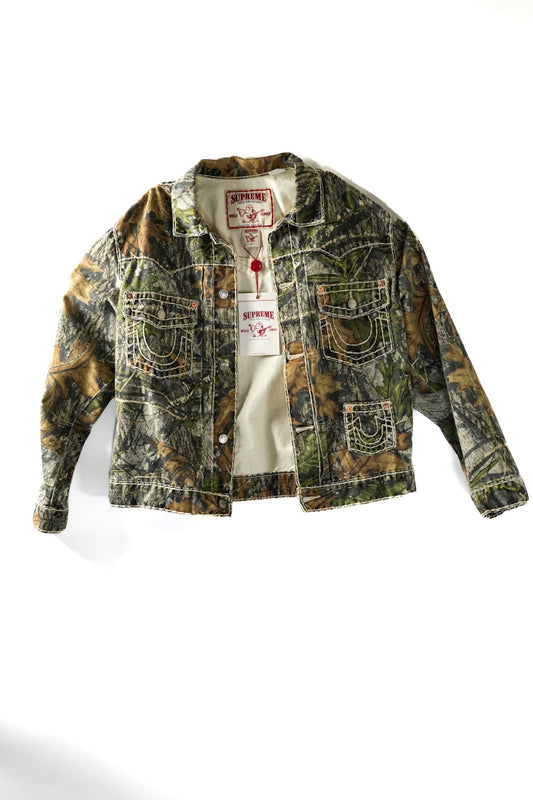 SUPREME x TRUE RELIGION MOSSY OAK CAMO DENIM TRUCKER JACKET
