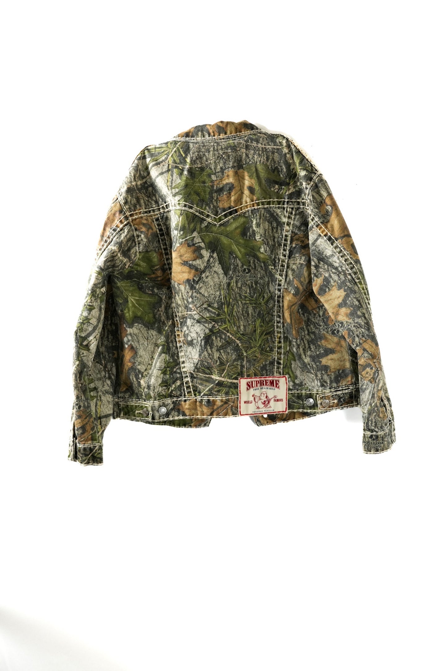 SUPREME x TRUE RELIGION MOSSY OAK CAMO DENIM TRUCKER JACKET