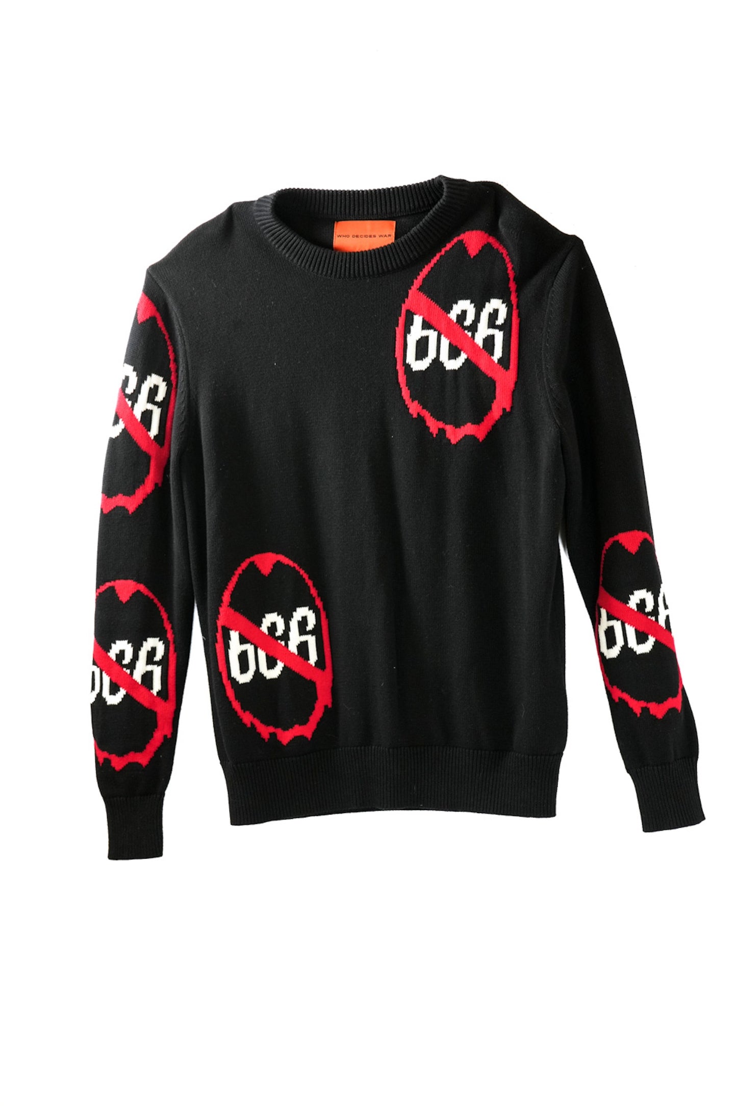 WHO DECIDES WAR ANTI 666 SWEATER - EV BRAVADO 2019  (BLACK)